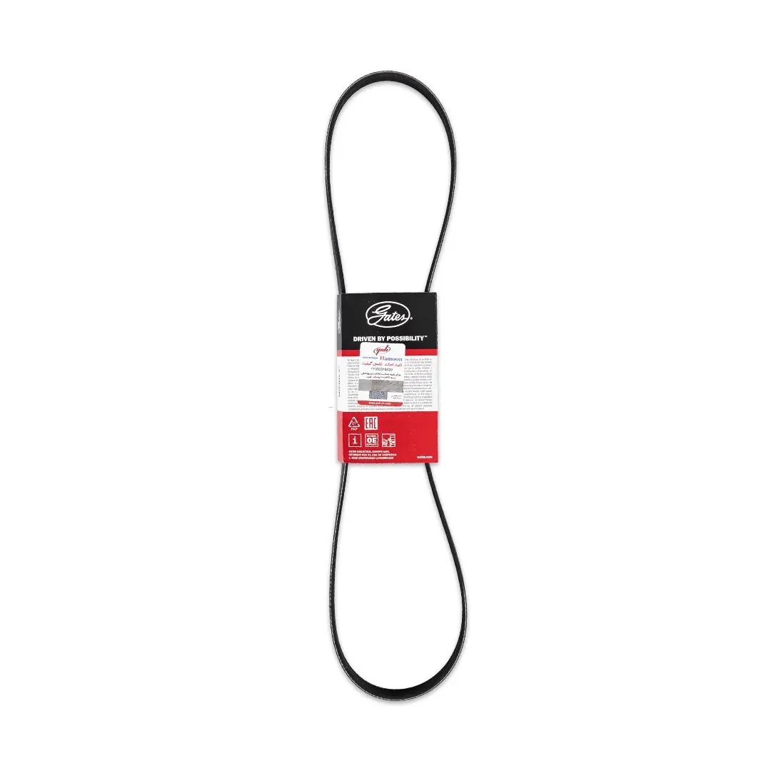 12235 - تسمه GATES هیدرولیک لهستان پژو پارس  TU5 , LX - 5PK1255 MICRO-V
